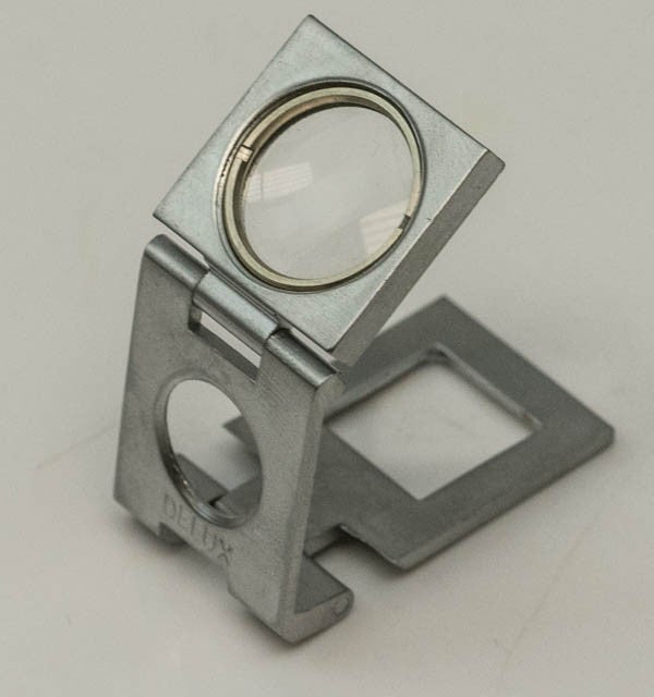 10x Lens Magnification Table Loupe Eyeglass Bobby Jewellers Magnifying Glass