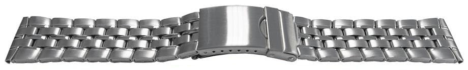 Satin With Mirror Edges And Centre Watch Bracelet Strap 5 Link Row Type Quality