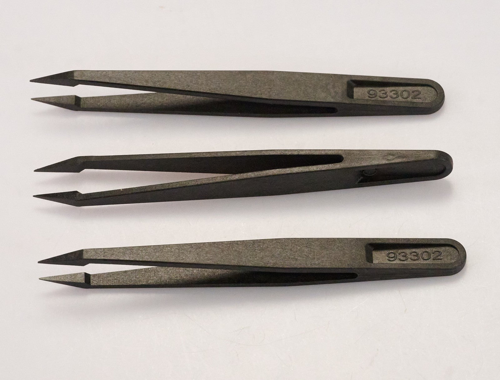 3x Pro Carbon ESD Watch Battery Changing & Repairs POINTED Tweezers Anti Static