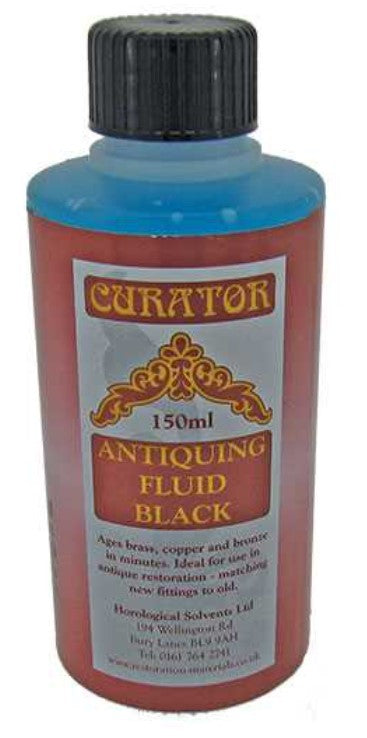Curator Antiquing Patination Fluid Solution Aging Bronze Brass Black & Brown