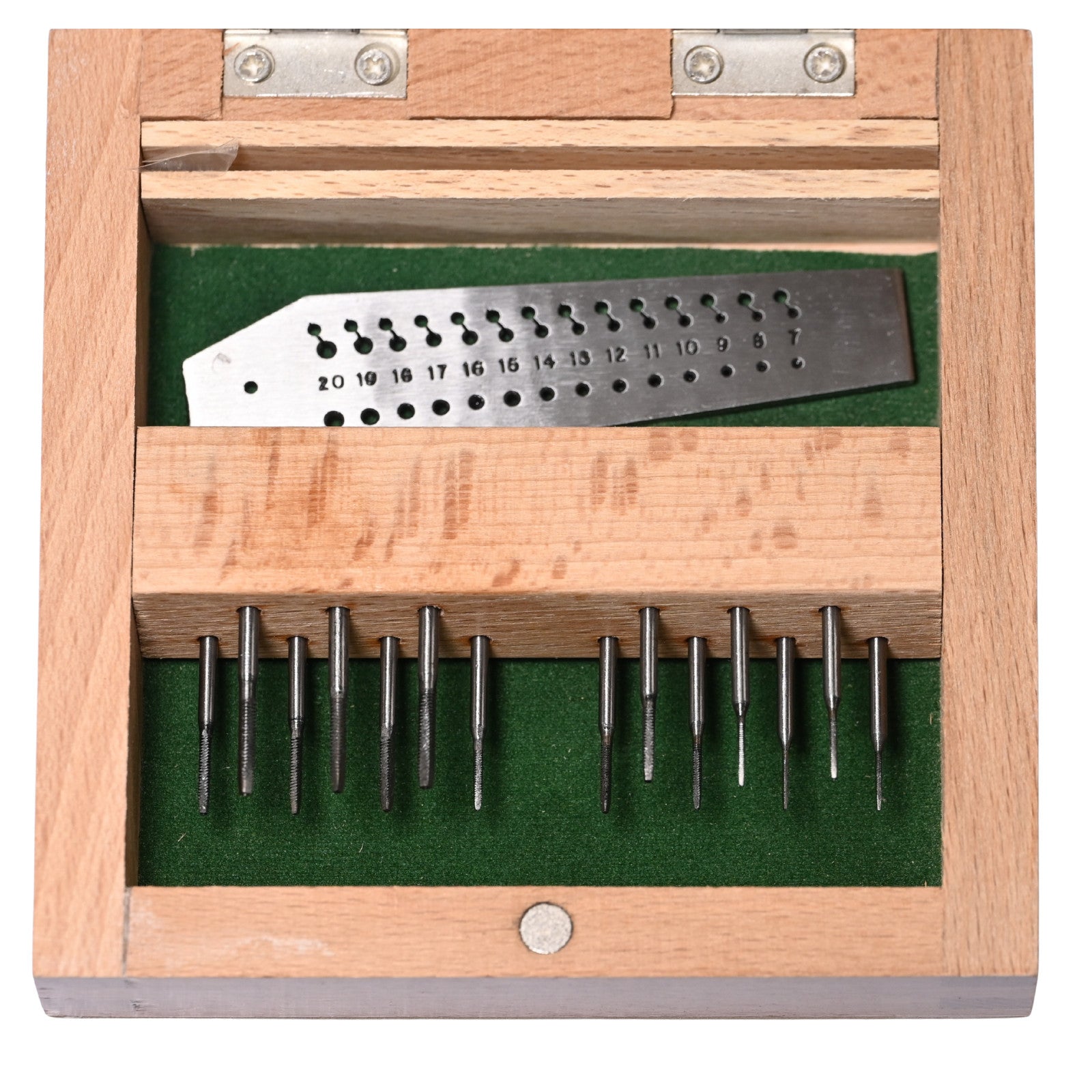 14pc Micro Tap & Die Screw Plate Set Metric 0.7-2.0mm Watchmakers Clockmakers