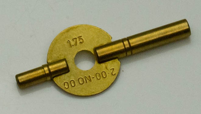 Carriage Clock New Brass Winding Key Antique Clocks Double Ended 2mm - 4.75mm