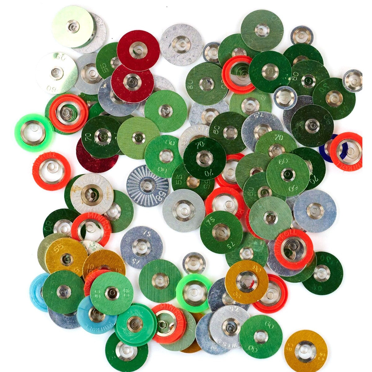 Assorted steel watch mainsprings for mechanical and automatic movements