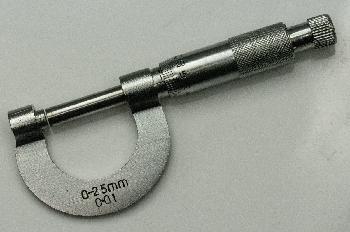 Micrometer gauge 0-25mm vernier caliper measure tool watchmakers measurement