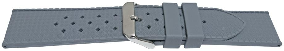 Smooth Rubber Silicone Watch Strap Vulcanised Replacement Rolex Generic