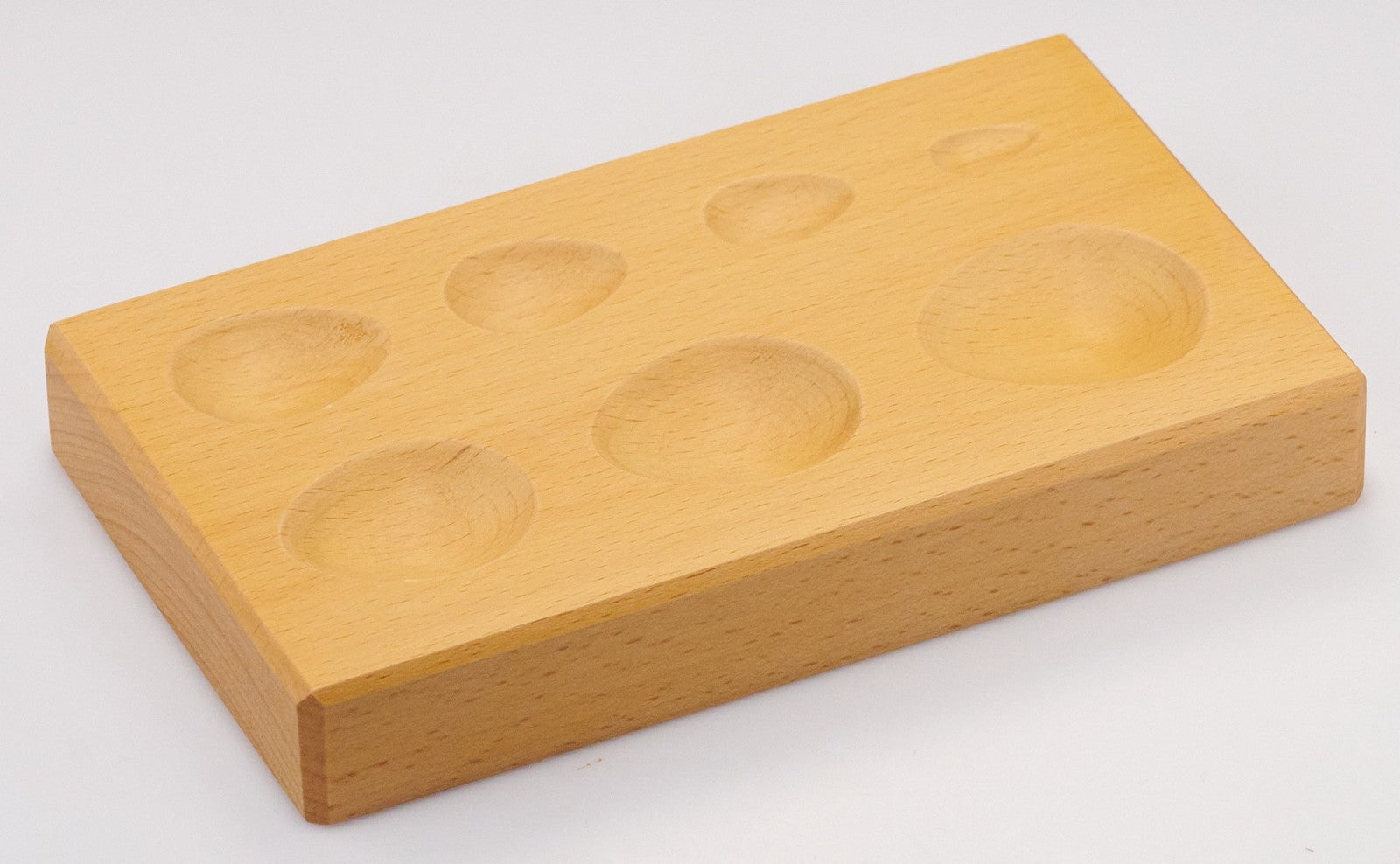 Dapping Block Wood Wooden 4 TEAR DROP SHAPE Doming Forming Tool Shaping Jeweller