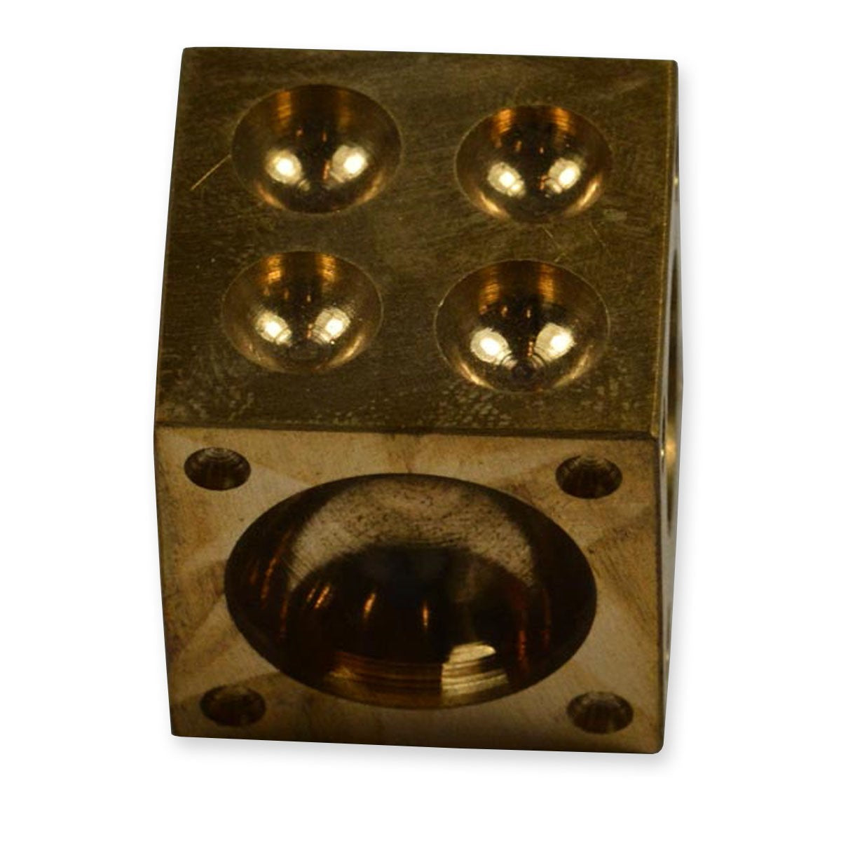 2" Solid Brass Doming Dapping Block jewellery craft making jewellers shaping