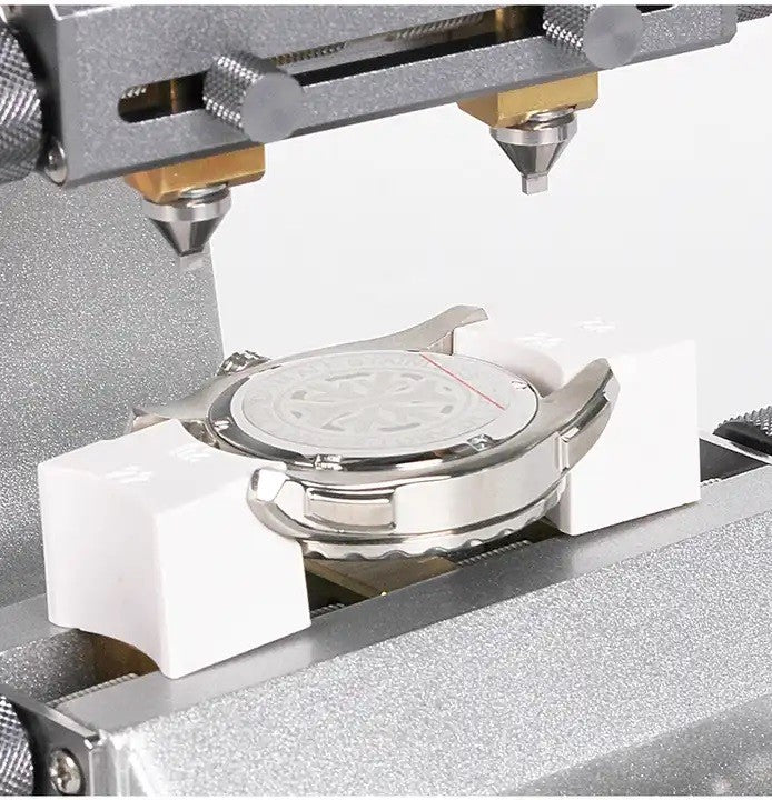 Screw Oyster Style Bench 5700 Watch Case Back Opener And Closer With Metal Base