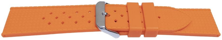 Smooth Rubber Silicone Watch Strap Vulcanised Replacement Rolex Generic
