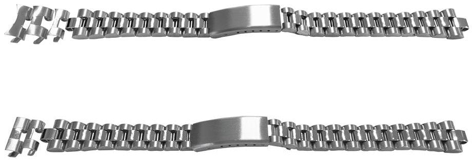 Silver Watch Bracelet Replacement Strap For Rolex President Curved Or Straight