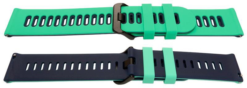 Silicone Fancy Sports Watch Strap Replacement Wide Tongue Rubber Bracelet Band