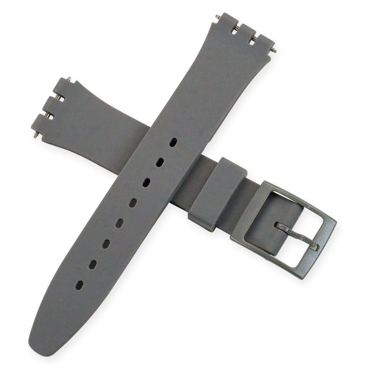 17mm Silicone Rubber Swatch Watch Strap Soft Band Replacement 18 COLOURS New