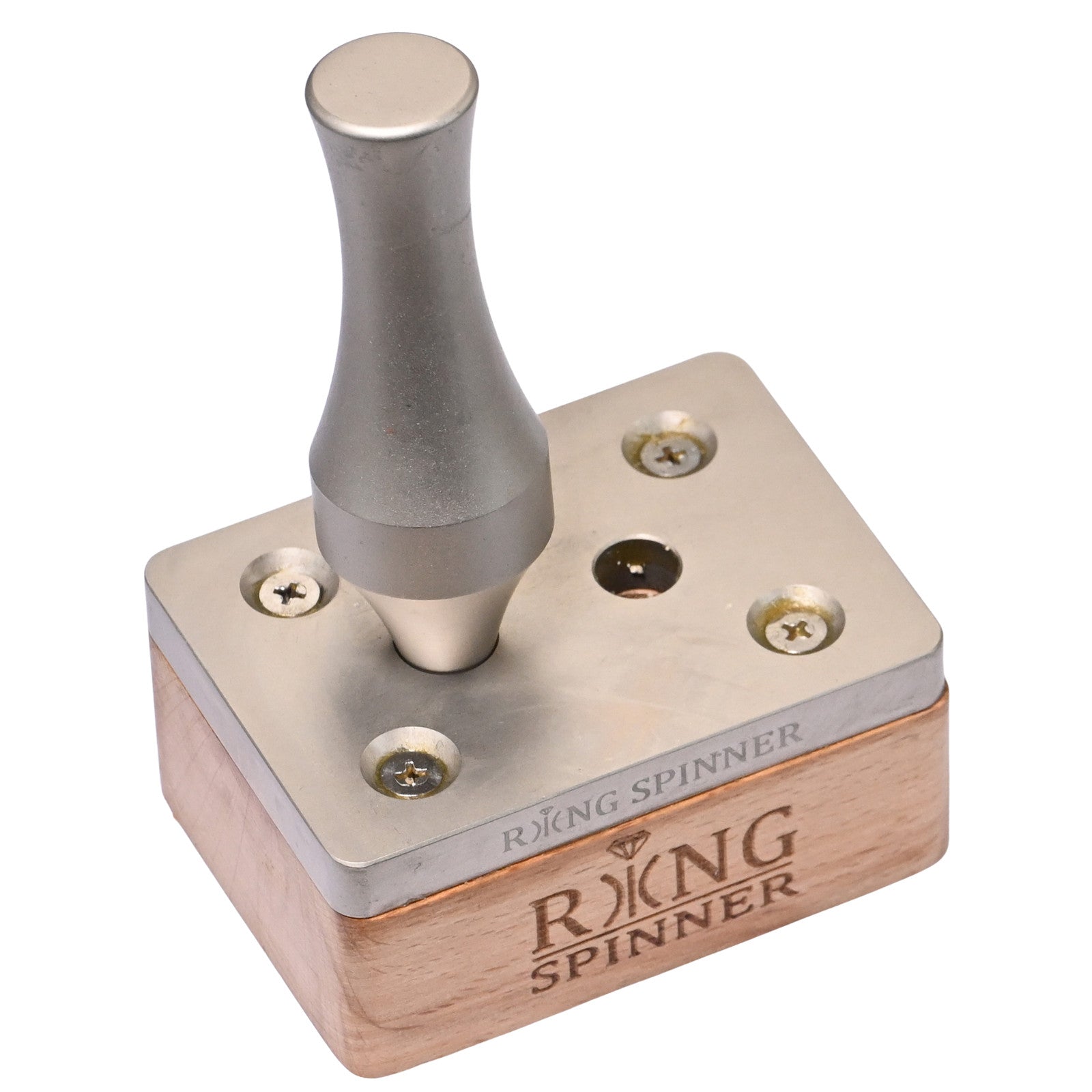 Spinning Ring Forming Block & Punch Set Jewellery Making Metal Mandrel Tool New