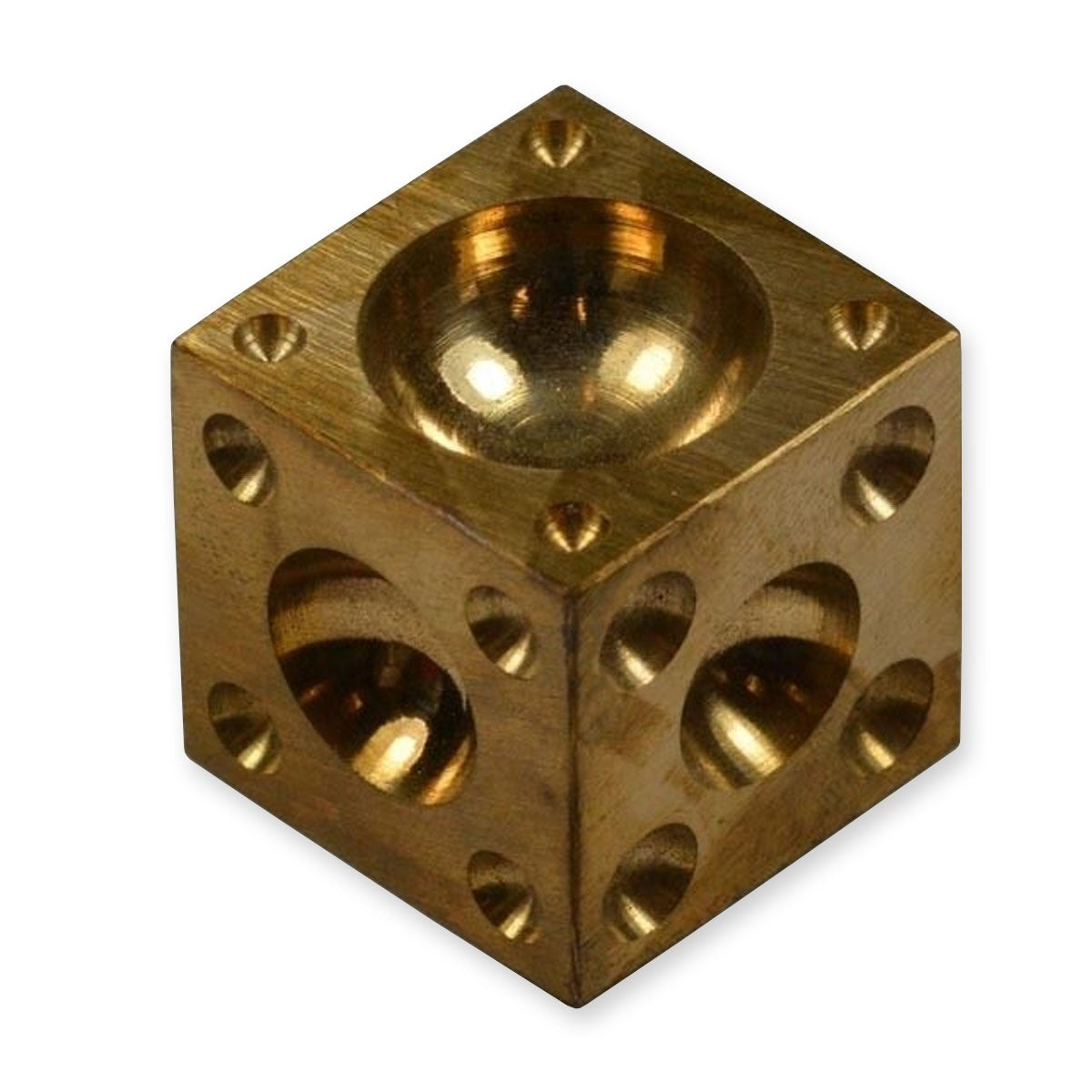 2" Solid Brass Doming Dapping Block jewellery craft making jewellers shaping