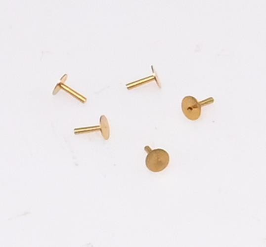 5x Brass Watch Dial Feet 2.5mm x 3mm NH35 2824 7750 Watchmaker Spares Repair UK