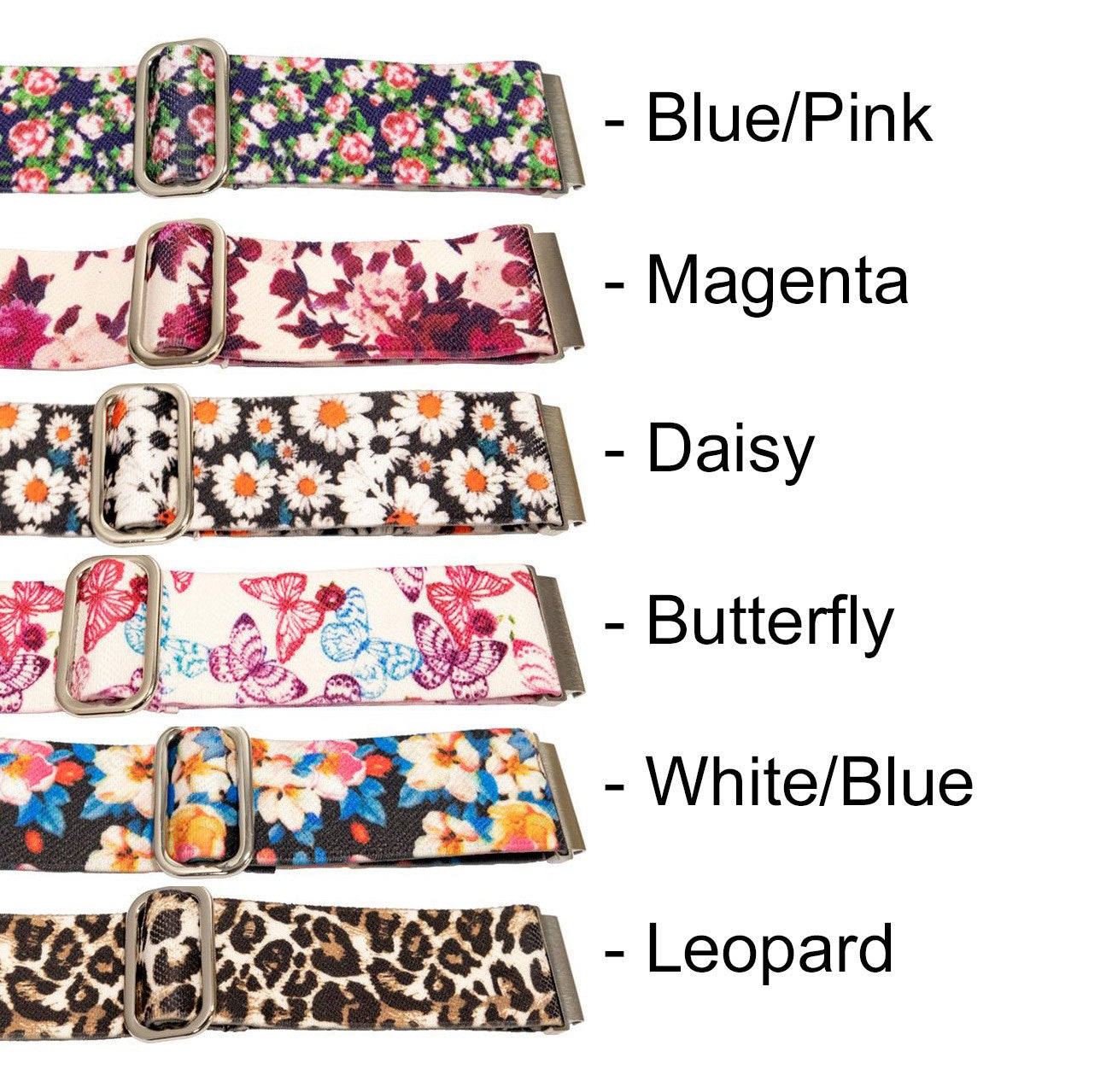 Luxury Flexible Soft Watch Strap Replacement Pattern Elasticated Nylon Bracelet