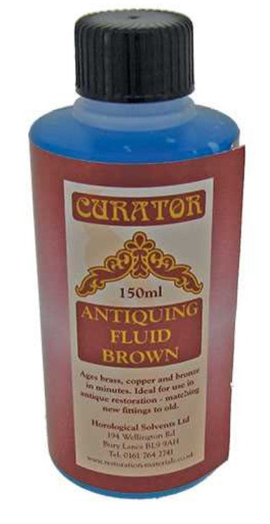 Curator Antiquing Patination Fluid Solution Aging Bronze Brass Black & Brown