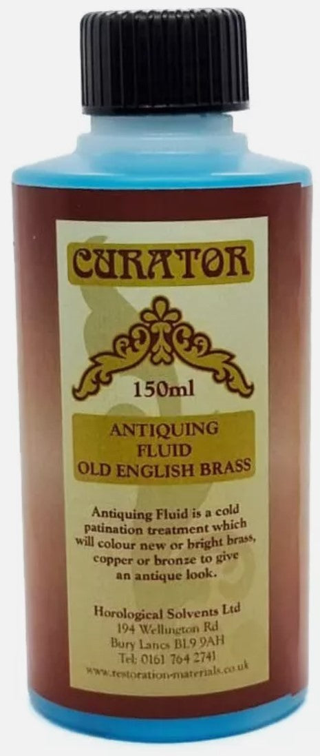 Curator Antiquing Patination Fluid Solution Aging Bronze Brass Black & Brown