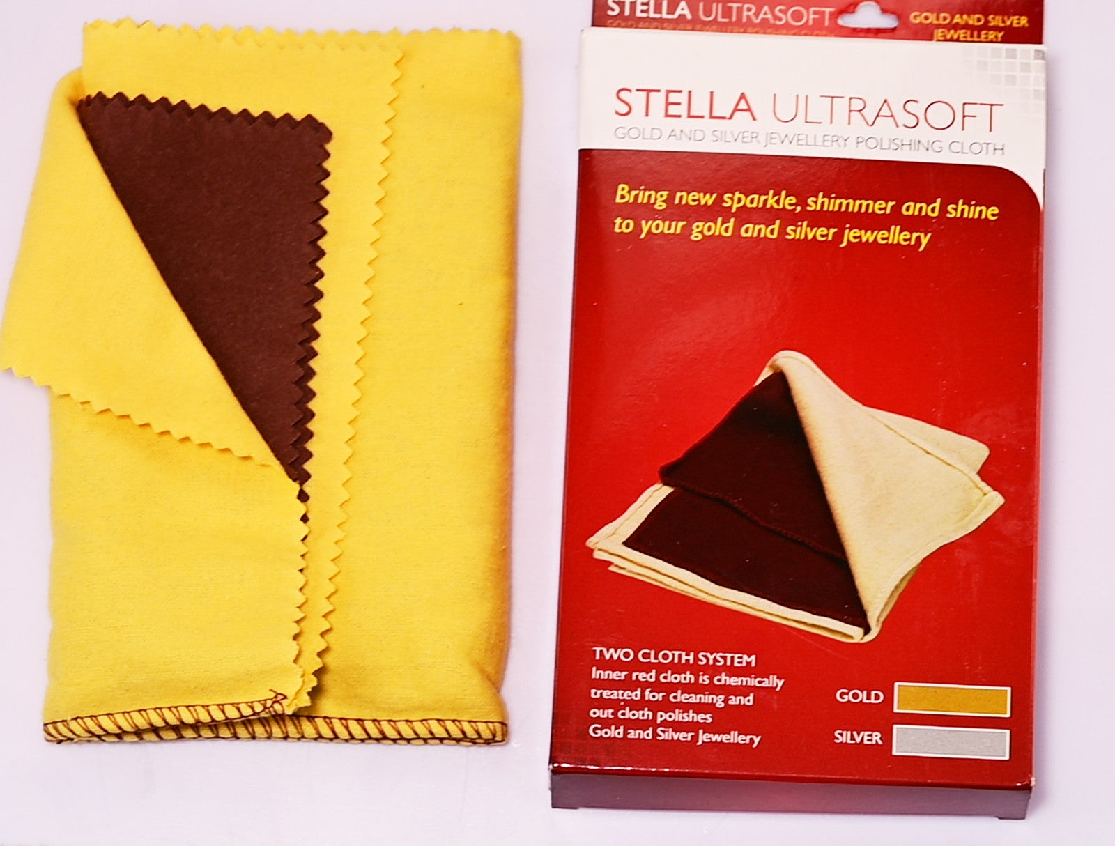 Quality Polishing Rouge Treated Cloth Cleans & Polishes Gold Silver Watch Large