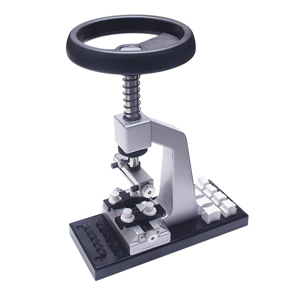 Screw Oyster Style Bench 5700 Watch Case Back Opener And Closer With Metal Base