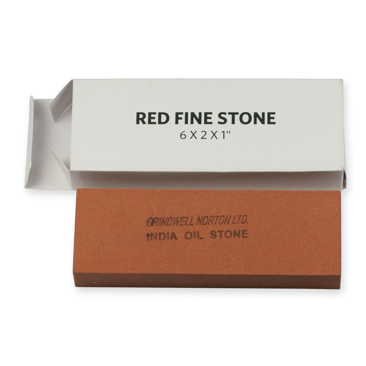 India fine sharperning stone tools honing oilstone oil sharpen tool edges 6" new
