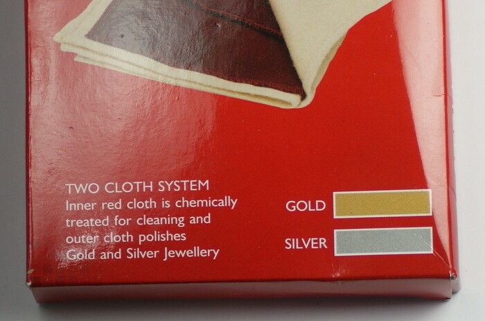PREMIUM Polishing cloth IMPREGNATED ROUGE cleans & polishes gold silver watch