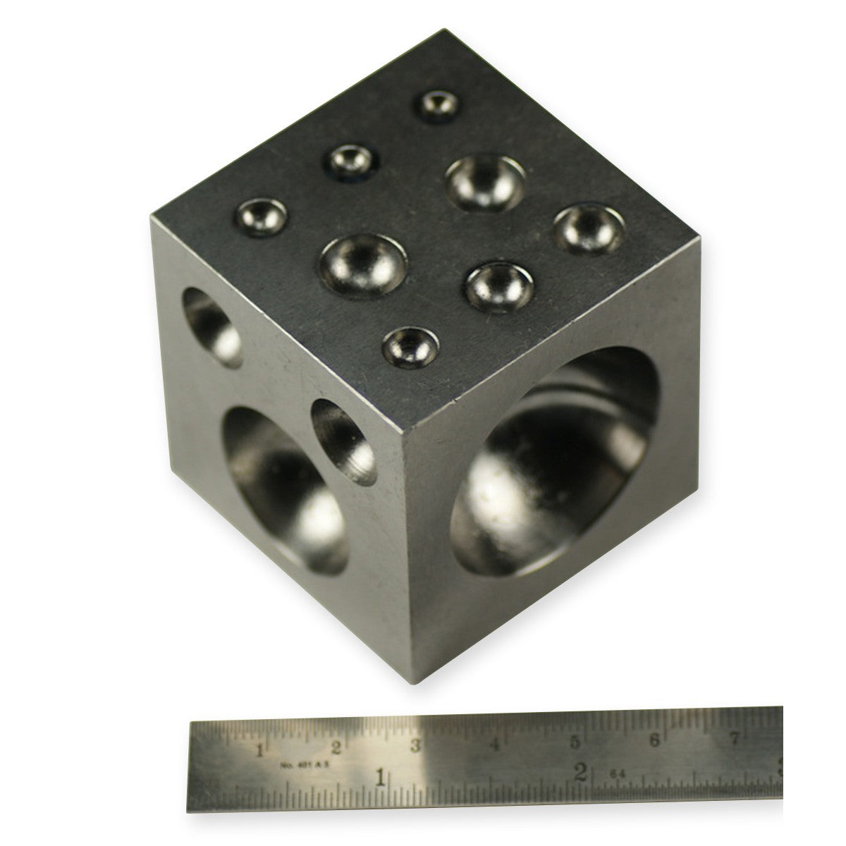 50mm Solid Steel Doming Dapping Block 2"  jewellery craft making jewellers