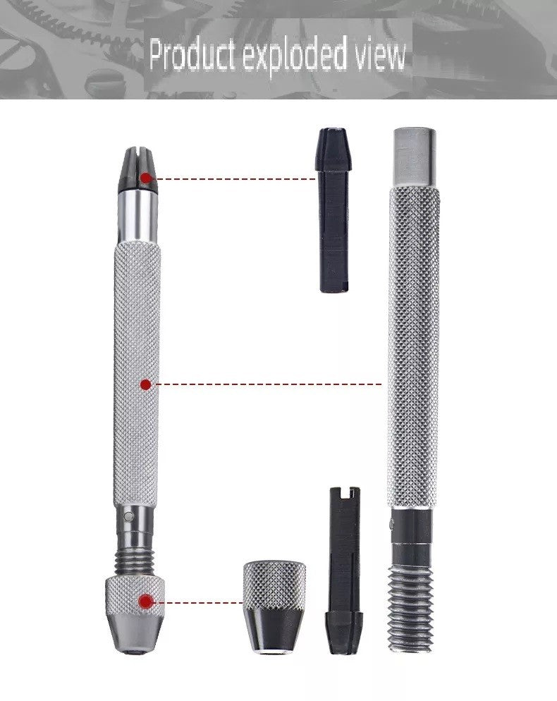 Set Pin Vices For Twist Drills Watch Jewellery Repairs Vice Chuck Collets Steel