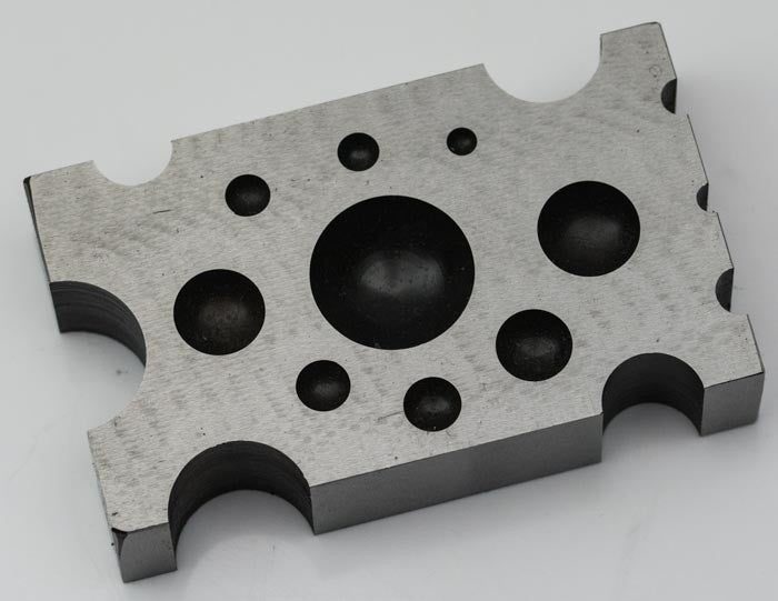 Pro Dapping Doming Block Steel bench Anvi shaping jewellery craft tool holes new