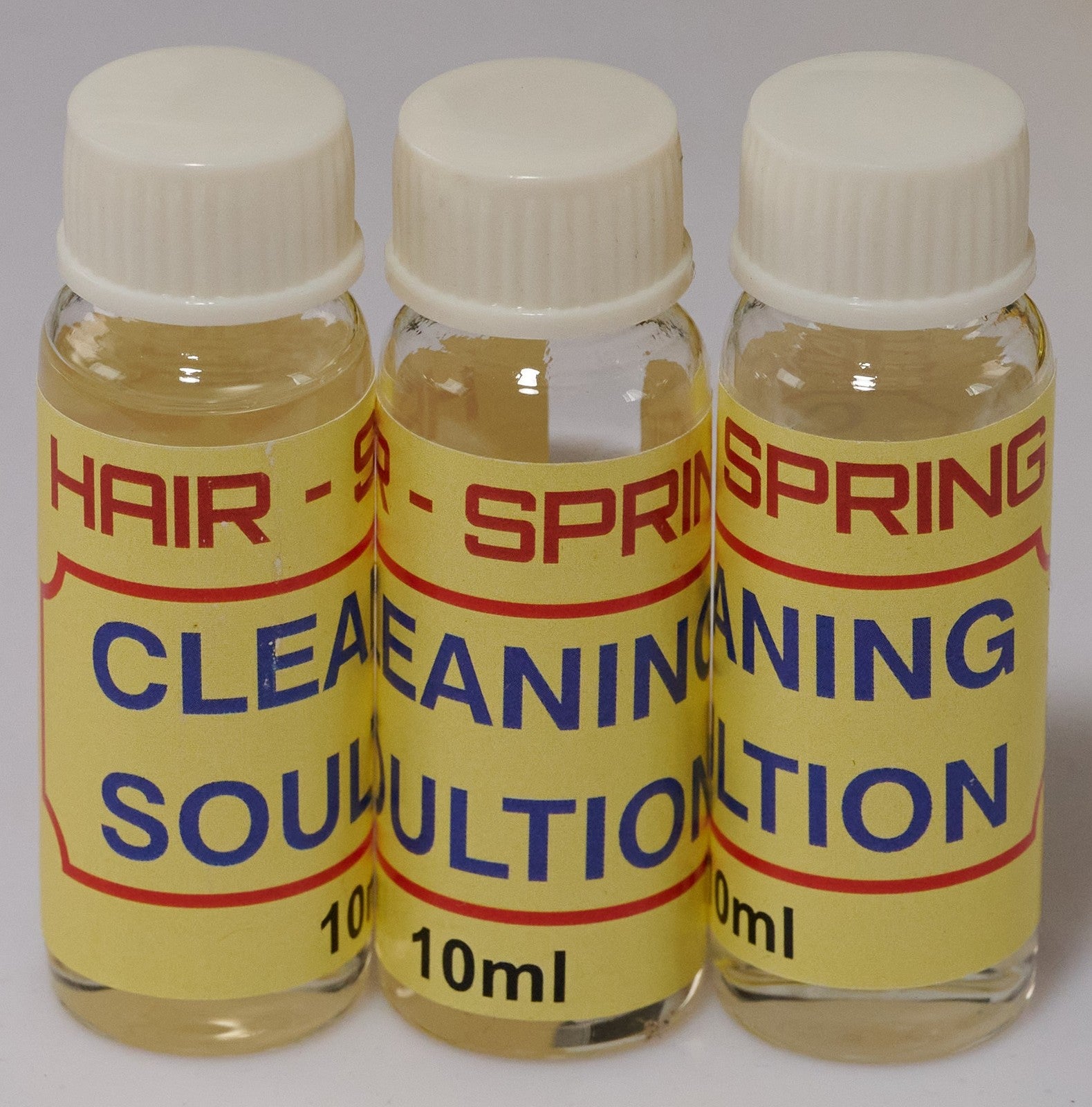 Watch & Pocket Watch Hairspring Cleaning Solution Balance Spring Clean Repair