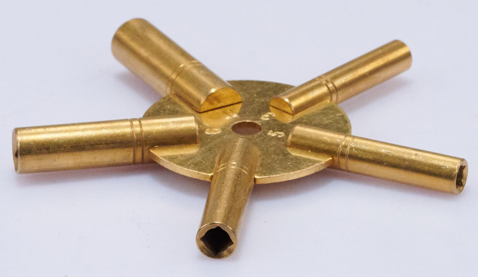 Clock spider keys brass winding key 3-11 Odds Key Winders Old Clocks Key Wind