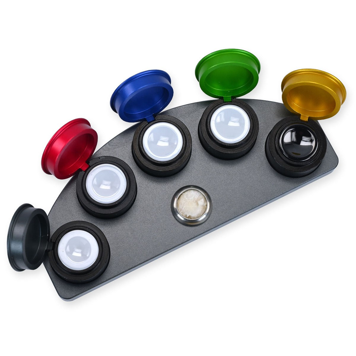 Pro Oil Cup Holders Containers Watch Repair Watchmakers Dip Grease Lids Oil Pins