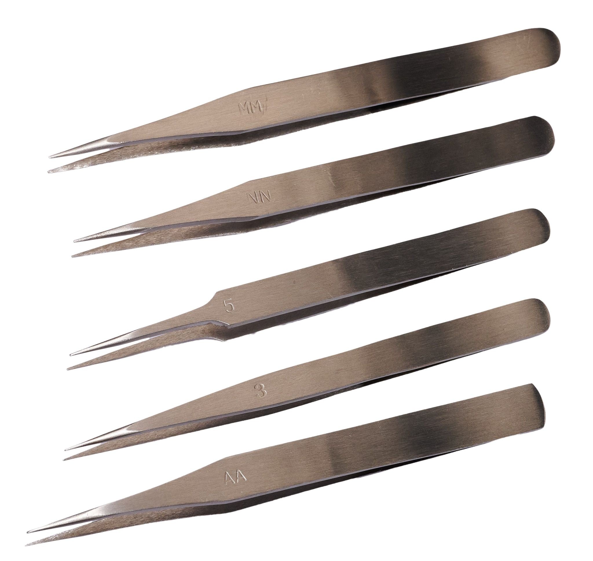 Tweezers Set x5 Watchmakers Tools Watch Repairs Value Set Tweezer Jewellery Work