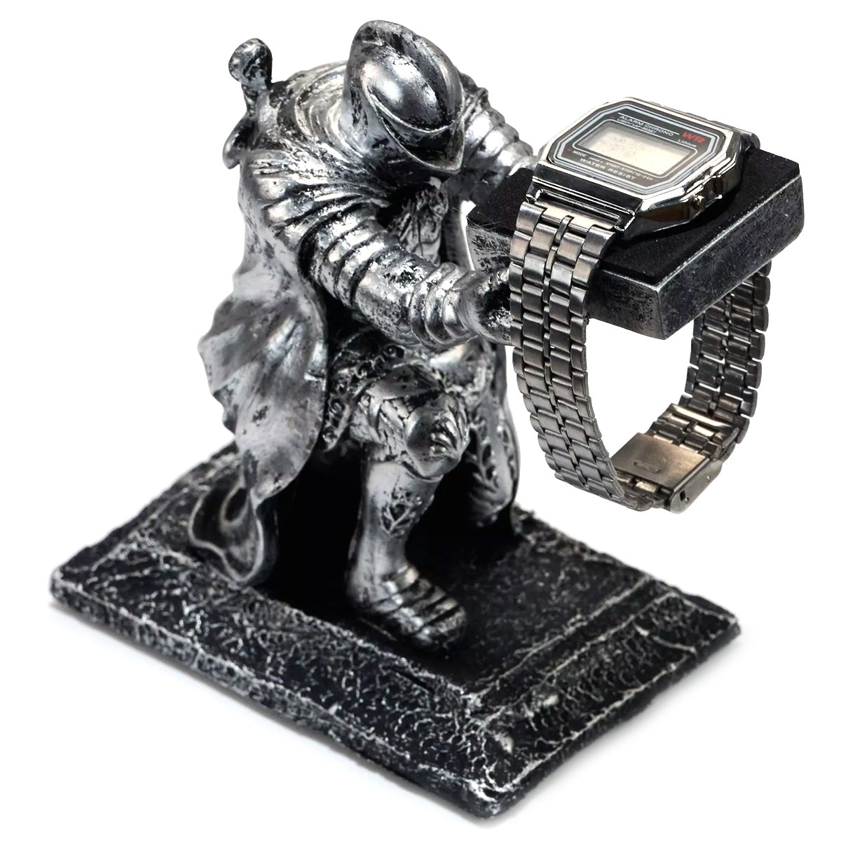 Knight Figure Watch Or Ring Stand Holder Display Ornament Bedside or Cabinet
