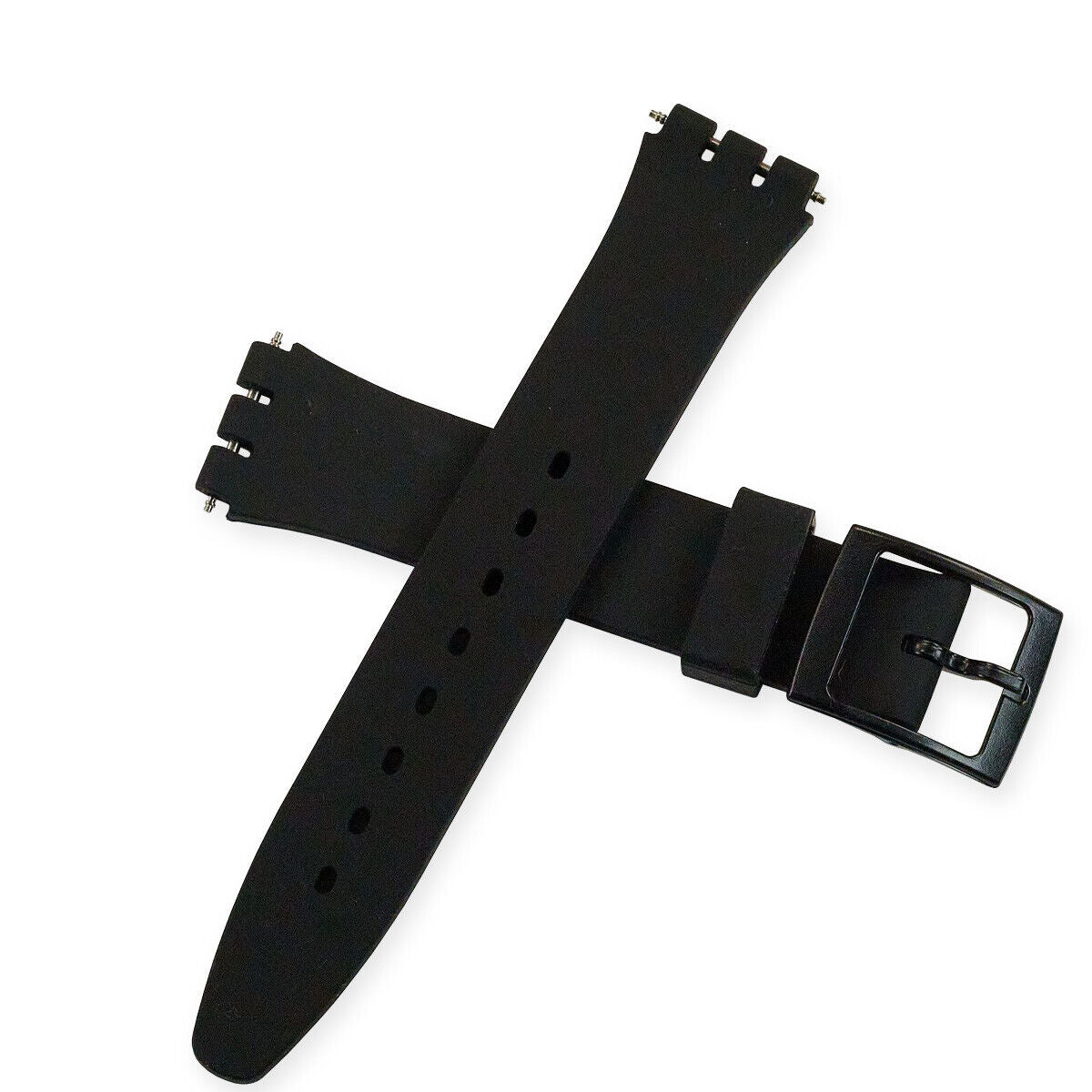 17mm Silicone Rubber Swatch Watch Strap Soft Band Replacement 18 COLOURS New