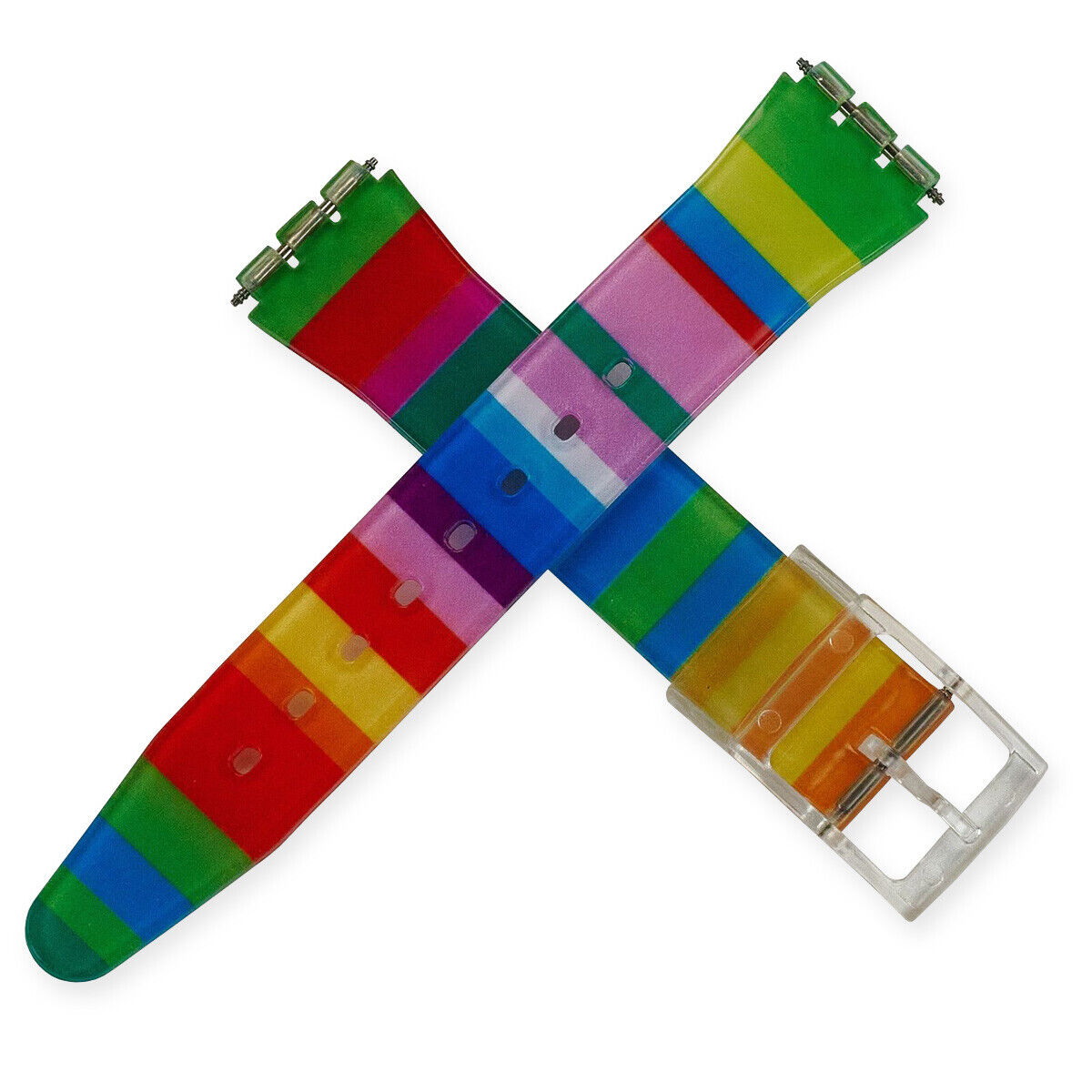 17mm Silicone Rubber Swatch Watch Strap Soft Band Replacement 18 COLOURS New