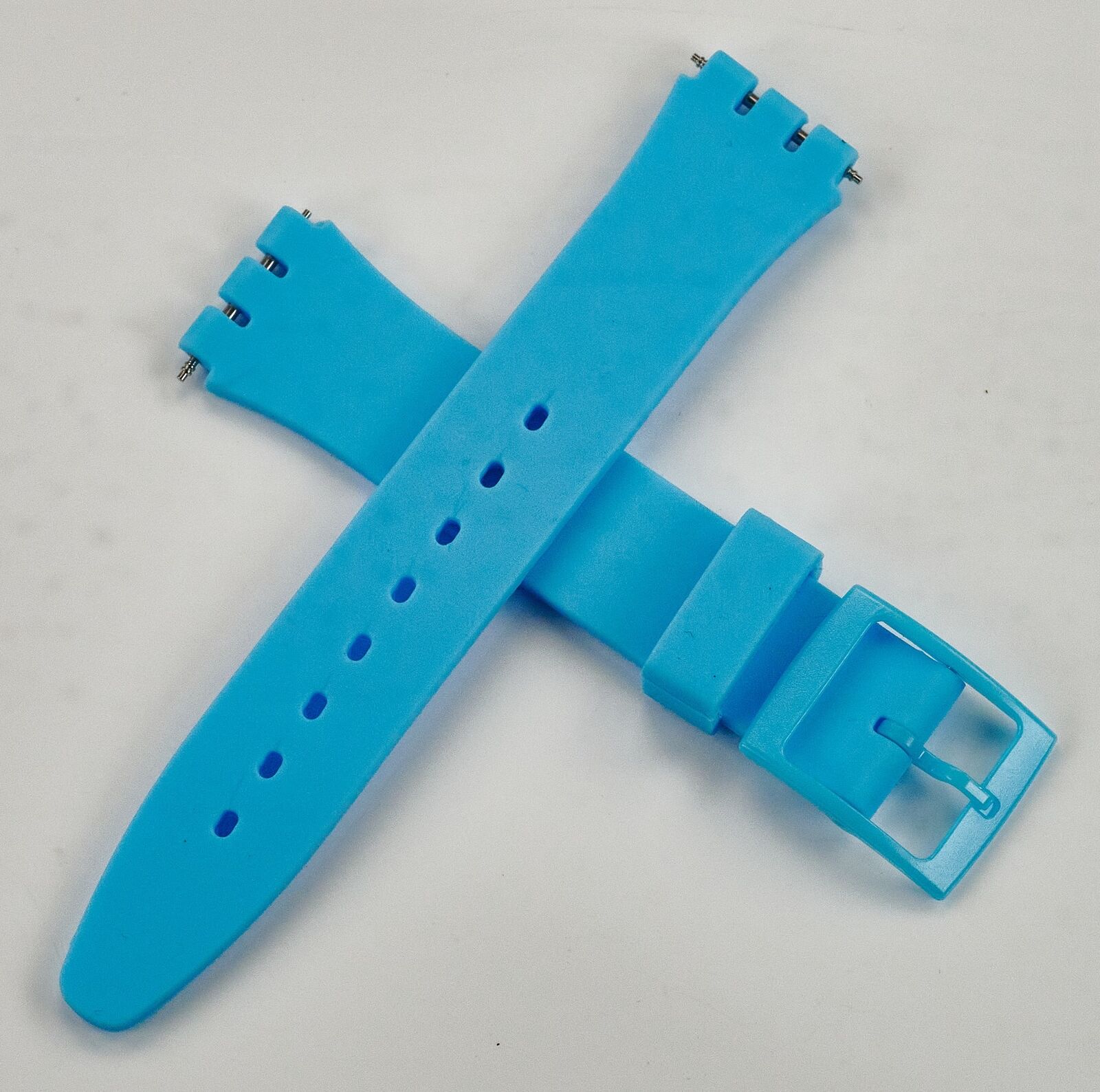 17mm Silicone Rubber Swatch Watch Strap Soft Band Replacement 18 COLOURS New