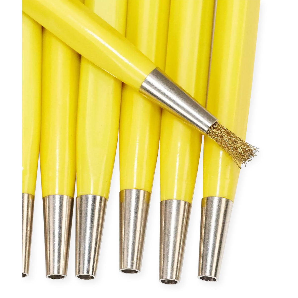 10x BRASS Scratch Brush Brushed Finish Watch Clean Removes Rust Scratches