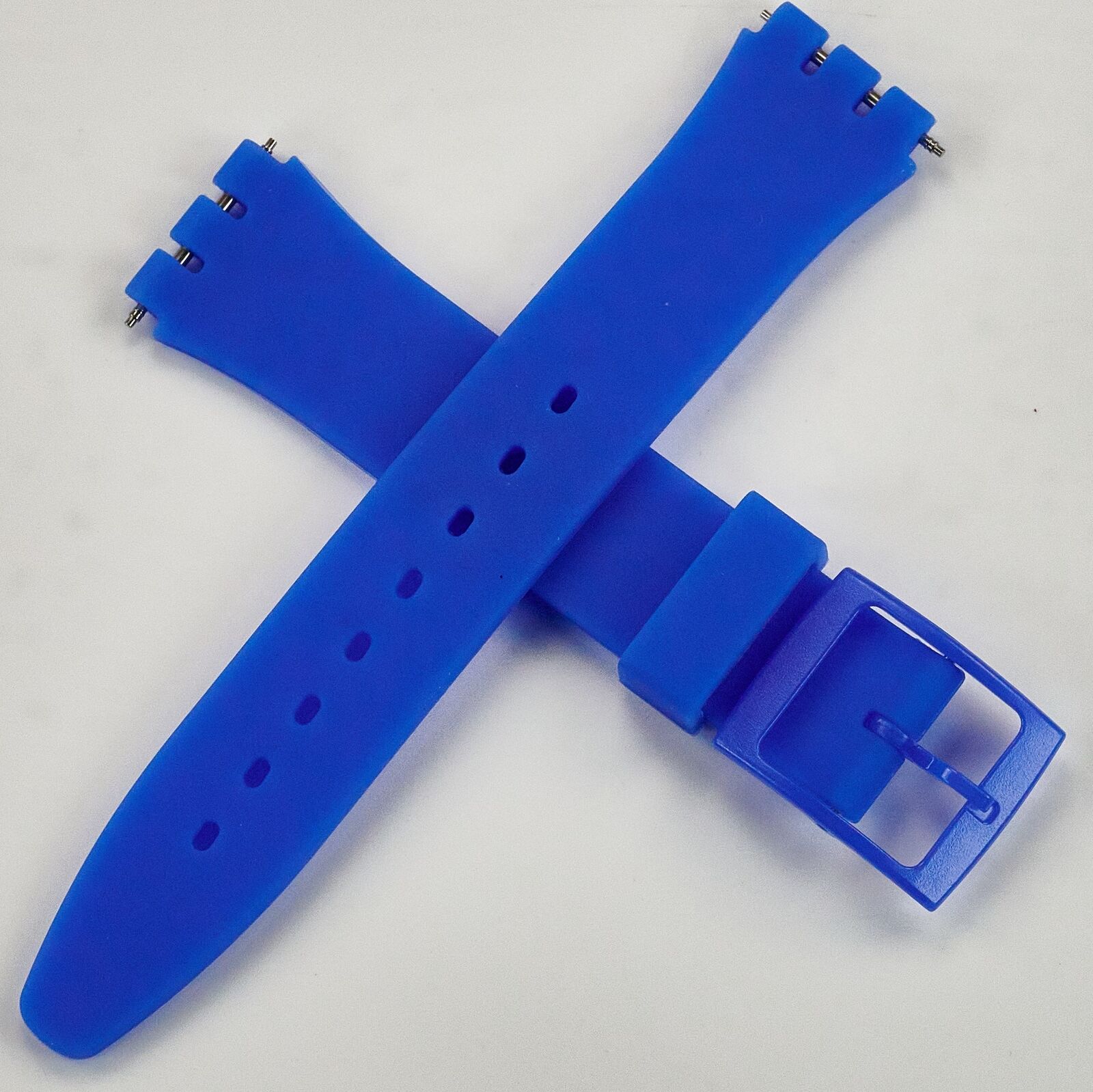 17mm Silicone Rubber Swatch Watch Strap Soft Band Replacement 18 COLOURS New