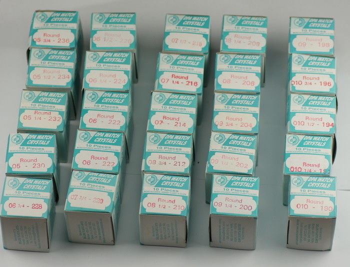 Acrylic Watch Crystals 250x Pieces 19mm - 23mm  Glass Watchmakers Parts Repairs