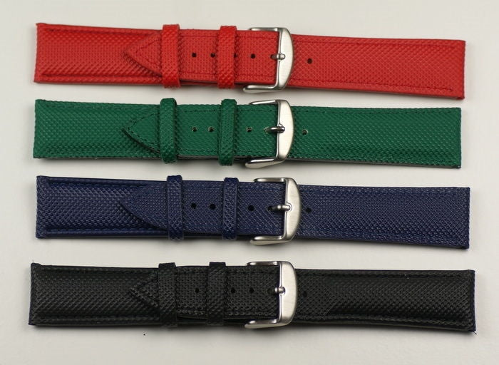 Rubber waterproof watch straps red green blue black 16mm 18mm 20mm divers strap