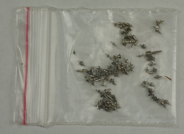 100x BALANCE STAFFS Vintage Watch Spares Parts Mixed Lot Watchmaker Repair Staff