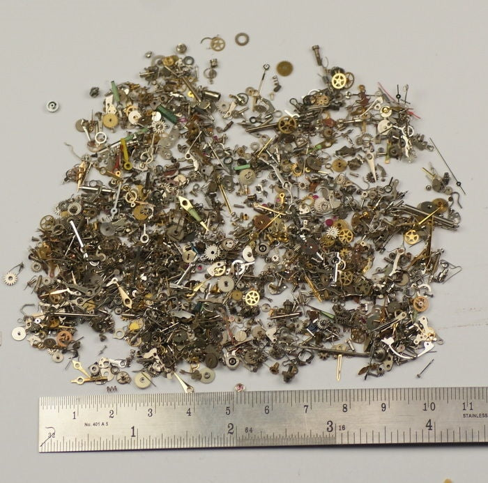 25g TINY SMALL MICRO STEAMPUNK from 1mm  Watch parts ARTS CRAFTS ALTERED cogs