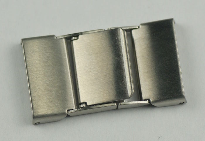 15mm or 16mm Seiko style clasp buckle clip metal mesh straps bracelets safety