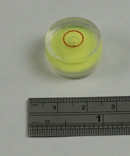 SMALL SPIRIT LEVEL tiny mini tool 20mm dia arts crafts jewellery making hobby