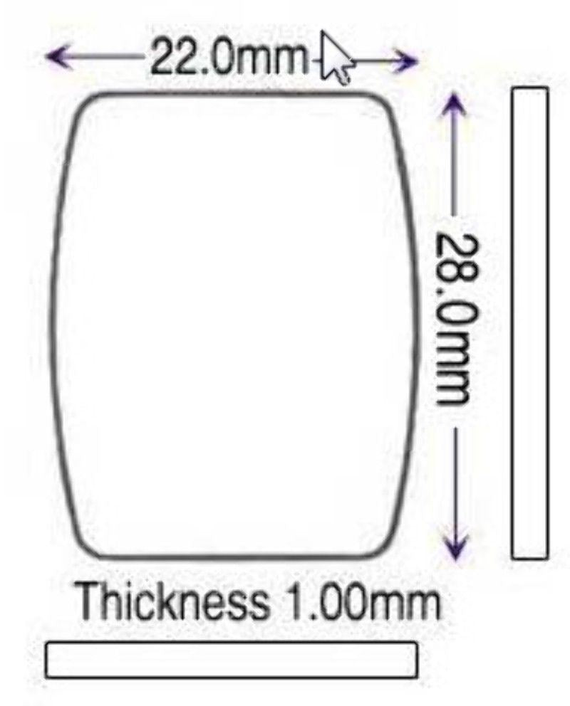 Generic watch crystals for Piaget watches mineral glass crystal popular models