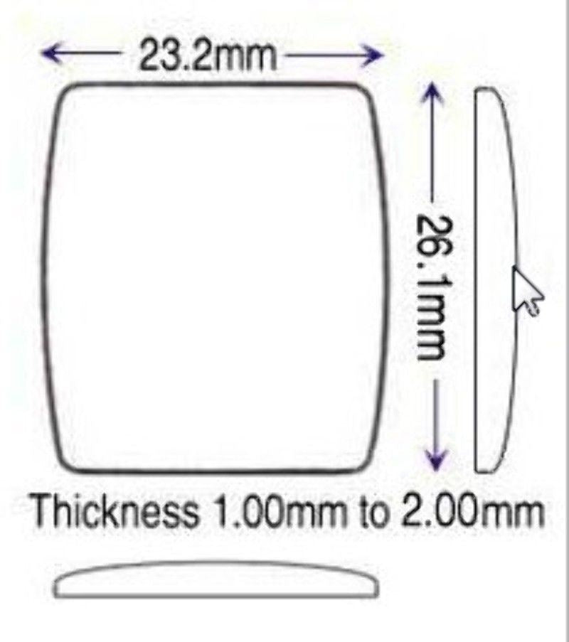 Generic watch crystals for Piaget watches mineral glass crystal popular models