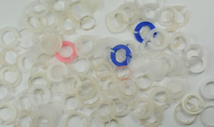 Movement rings plastic assorted x100 watch repairs wristwatch spacers battery