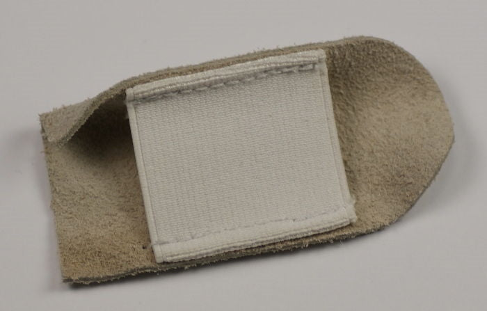 Leather finger guard protectors open end sewing stitching jewelry making craft