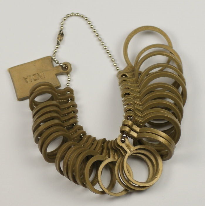 USA Sizes RING FINGER SIZER 1-15 & Millimeters Gauge United States Measure Size